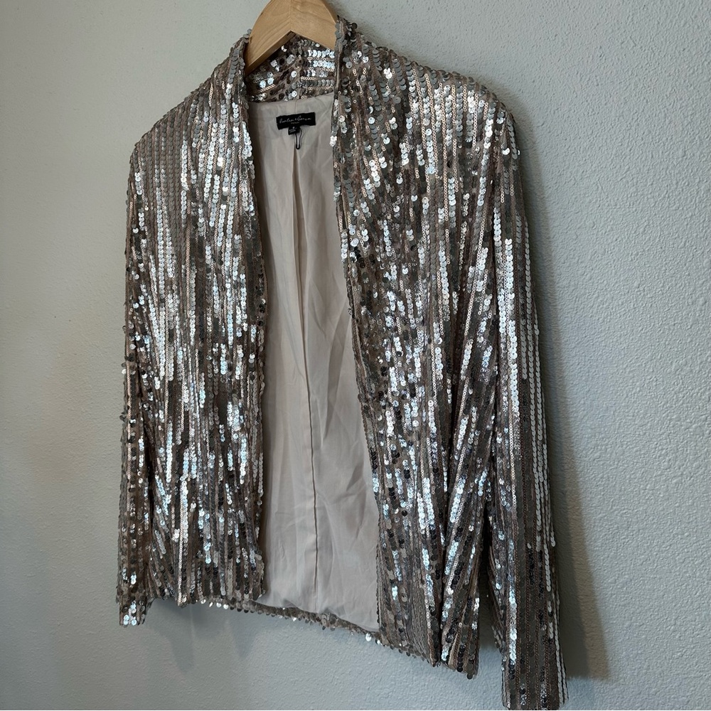 Hunter & Brown Sequin Silver Jacket - image 3